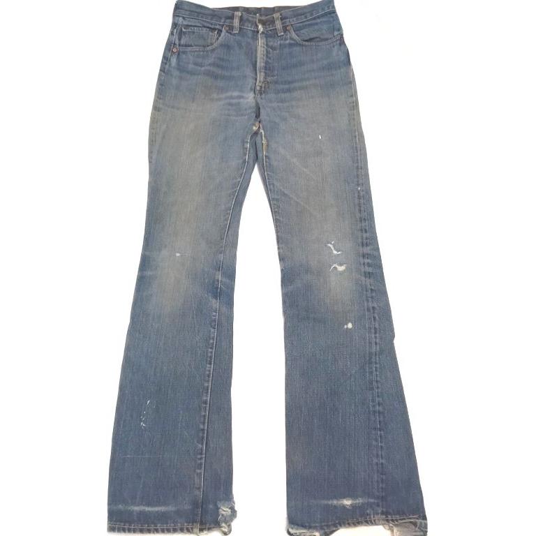 ☆ LEVI'S 517 W32 70'S 66前期 トップボタン裏2 シングルステッチ