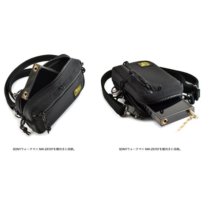SONYウォークマン NW-ZX707対応 キャリングケース/ファスナー