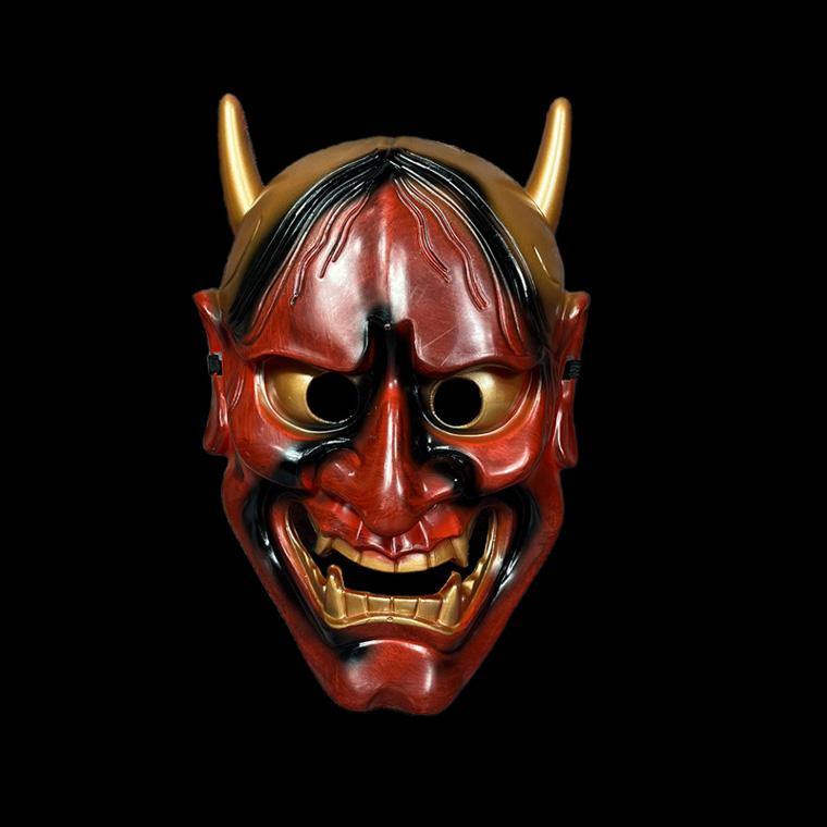 般若 はんにゃ マスク 般若の お面 鬼 2個セット 軽量PVC製 かぶりもの