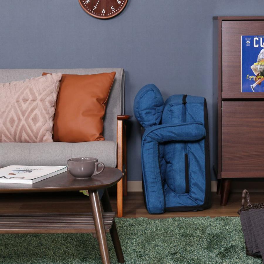 不二貿易 4WAY座椅子 0212 ネイビー 0212(NV)【メーカー直送 代引不可