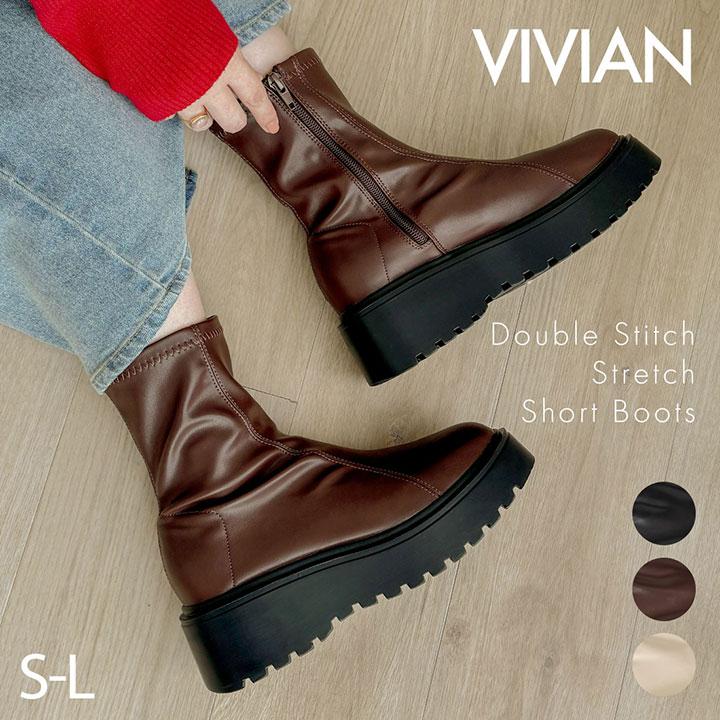VIVIAN（ヴィヴィアン） 爆買 【omi×tera コラボ】ブーツ レディース