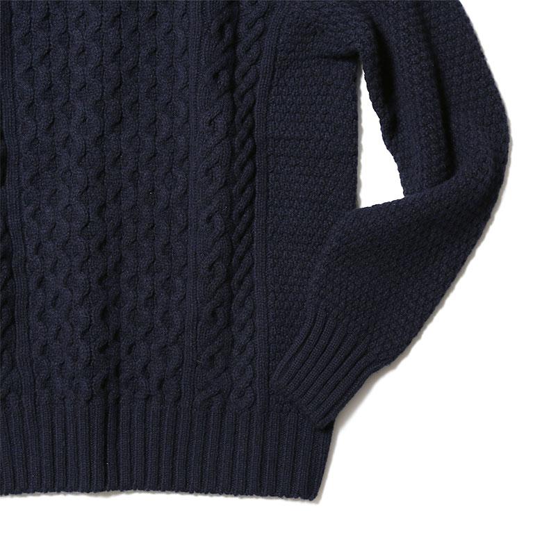 DRUMOHR（ドルモア） ニット タートルネック ケーブル編み ケーブル