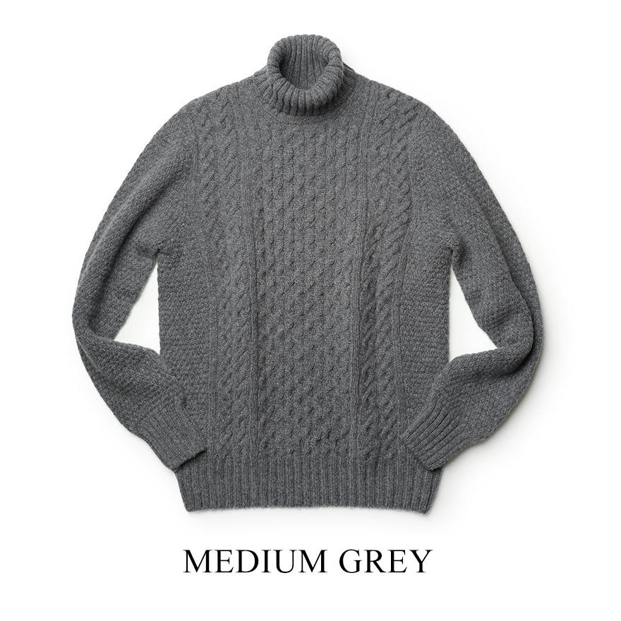 DRUMOHR（ドルモア） ニット タートルネック ケーブル編み ケーブル