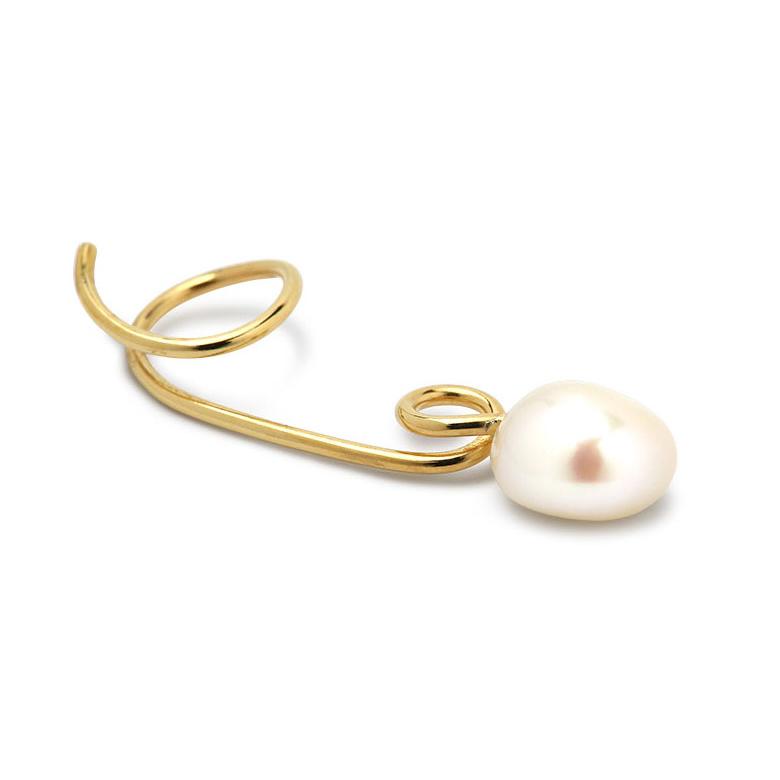 マリアブラック ピアス 片耳 ゴールド パール MARIA BLACK レビュー