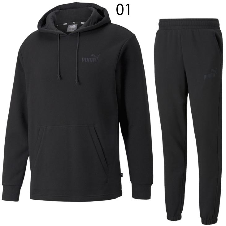 PUMA（プーマ） スウェット 裏起毛 上下セット メンズ プルオーバー