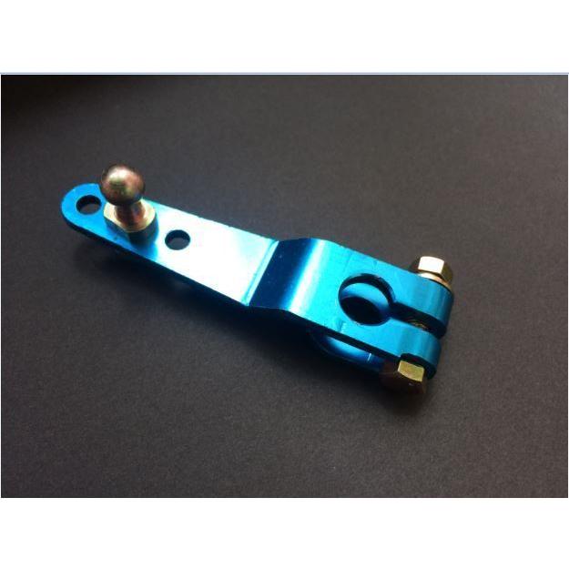 3穴ブルーリンクレバー 10Φ アルミ製 インマニリンケージ部品 SOLEX
