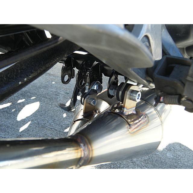 RZ250/350用 ステンレス クロス右2本出しストリートチャンバー 【ゼス