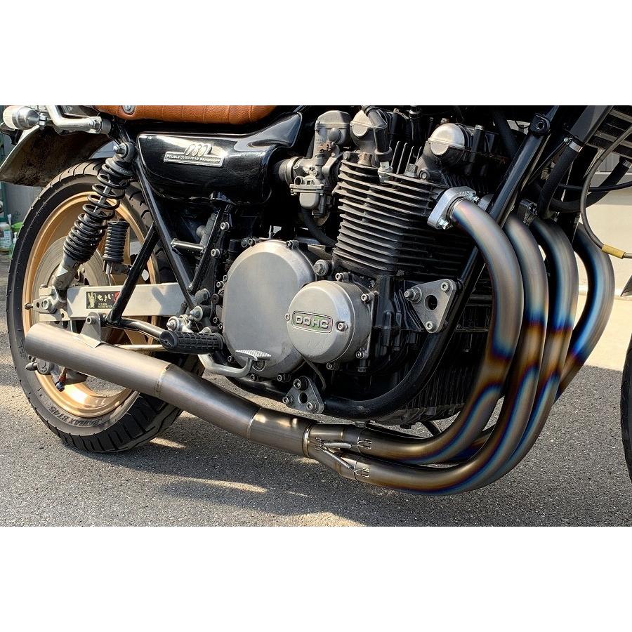 Z1/Z2用 42.7パイ 手曲げ チタンショート集合管 【 ゼス管 】 : ミズノ