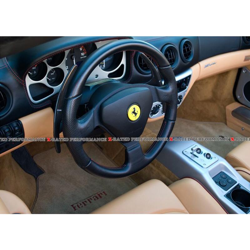 フェラーリ 360 1999-2004 カーボン パドルシフト ロングタイプ : X