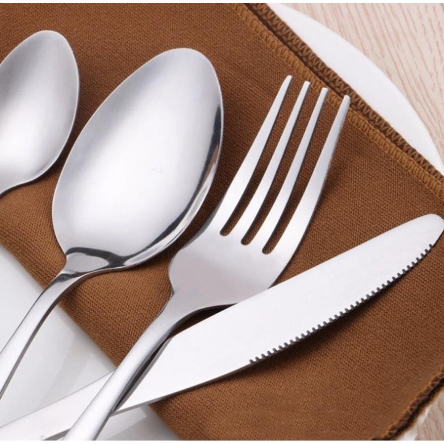 高級 カトラリーセット ステンレススチール ディナー ナイフ フォーク