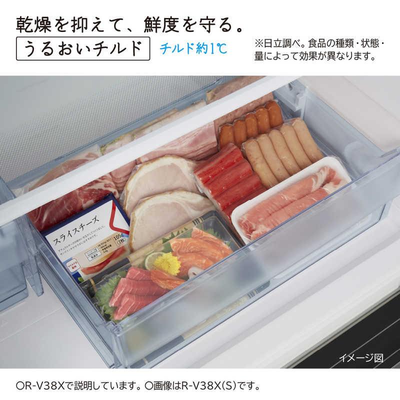 日立（HITACHI） 冷蔵庫 3ドア 375L 右開き Vタイプ 真ん中野菜室