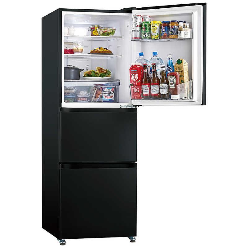 ハイアール 冷蔵庫 3ドア 幅54cm 286L 右開き チャコールブラック JR