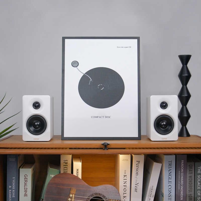 EDIFIER コンパクトデスクトップ2.0スピーカー M60 ホワイト ED-M60-WH