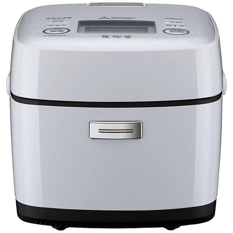 三菱（MITSUBISHI） 炊飯器 3.5合 備長炭 炭炊釜 IH 白磁 はくじ NJ