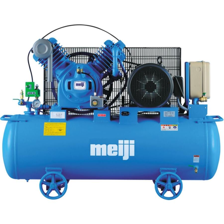 明治機械製作所 Y-55A 6P 60Hz用 コンプレッサ タンクマウント給油式