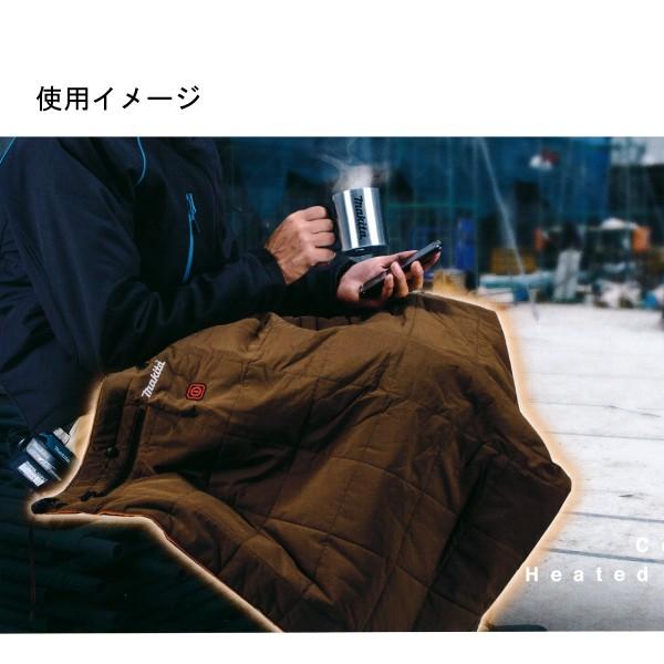 マキタ（makita） マキタ充電式暖房ひざ掛け CB200D 黒(CB200DBK)/こげ