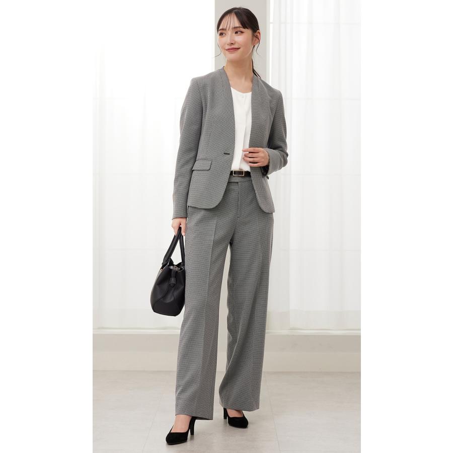 AOYAMA 【洋服の青山】Vカラージャケット レディース スーツ オール