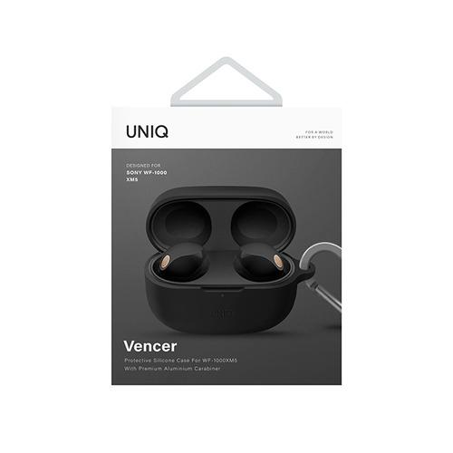 UNIQ UNIQ-SONYWF1000XM5-VENBLK WF-1000XM5 シリコンケース VENCER
