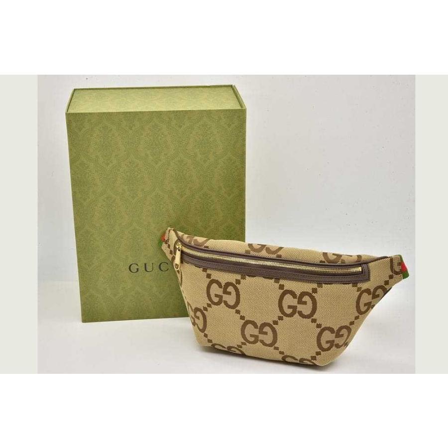 GUCCI（グッチ） ジャンボGG キャンバス ベルトバッグ ボディバッグ