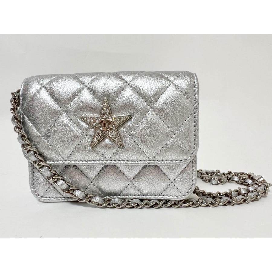 CHANEL（シャネル） スター ミニ マトラッセ チェーンショルダーバッグ