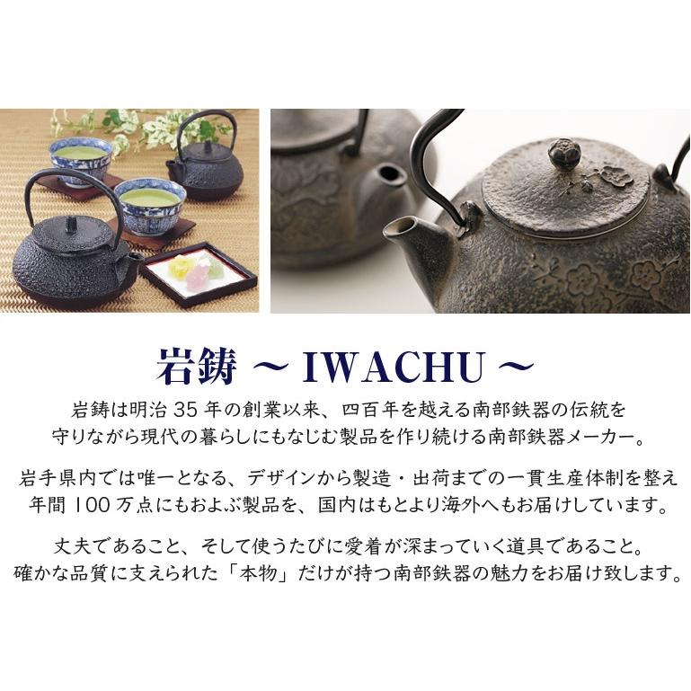 鉄瓶 岩鋳 南部鉄瓶 3型新アラレ （釜敷き付き） 南部鉄器 日本製 直火