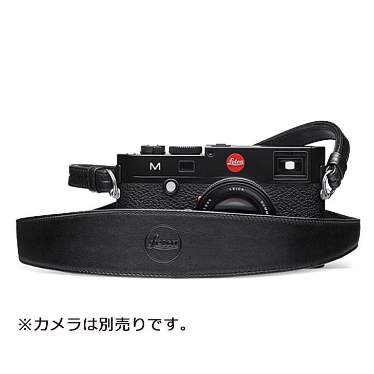 ライカ（Leica） レザーストラップ ブラック ワイド (14455) : 富士越