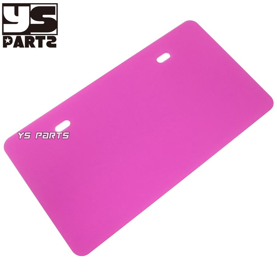 復刻 アルミライセンスプレート ピンク ZX-10RR/ZX-6R/ニンジャ1000SX