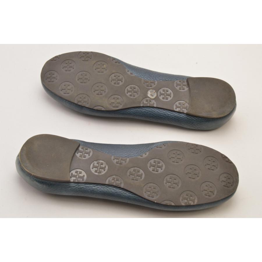 TORY BURCH（トリーバーチ） フラットシューズ 7Mサイズ ネイビー