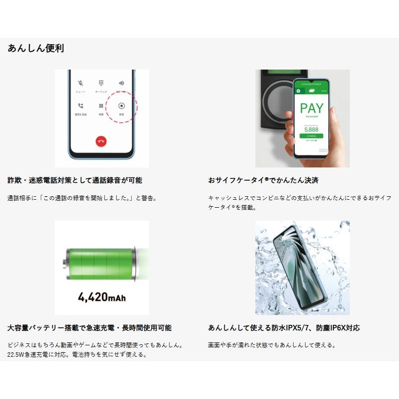 ZTE 【新品同様】SIMフリー Libero 5G IV A302ZT ブルー ワイモバイル