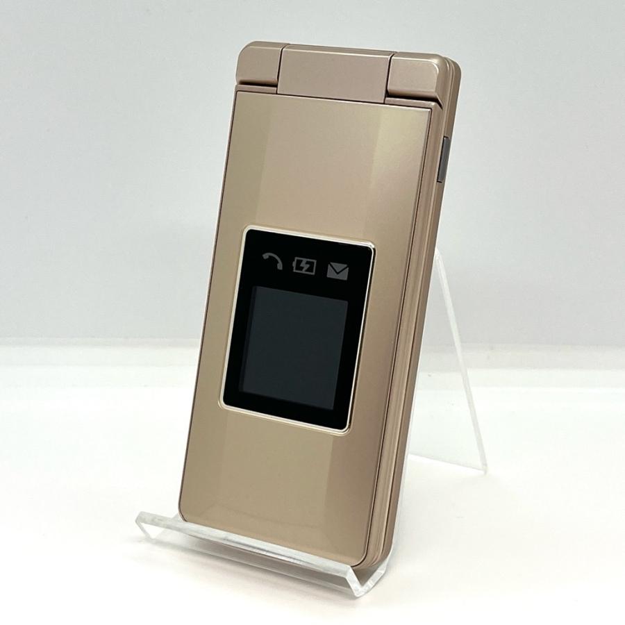 SHARP（シャープ） 【美品】シャープ かんたん携帯11 A207SH ゴールド
