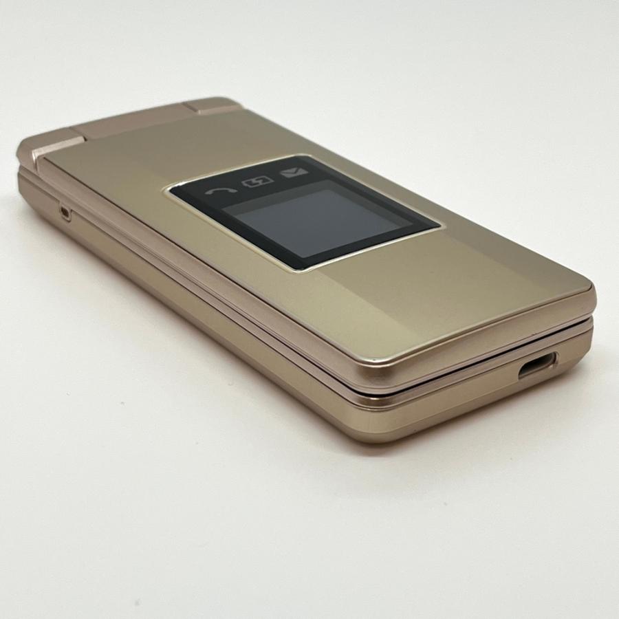 SHARP（シャープ） 【美品】シャープ かんたん携帯11 A207SH ゴールド