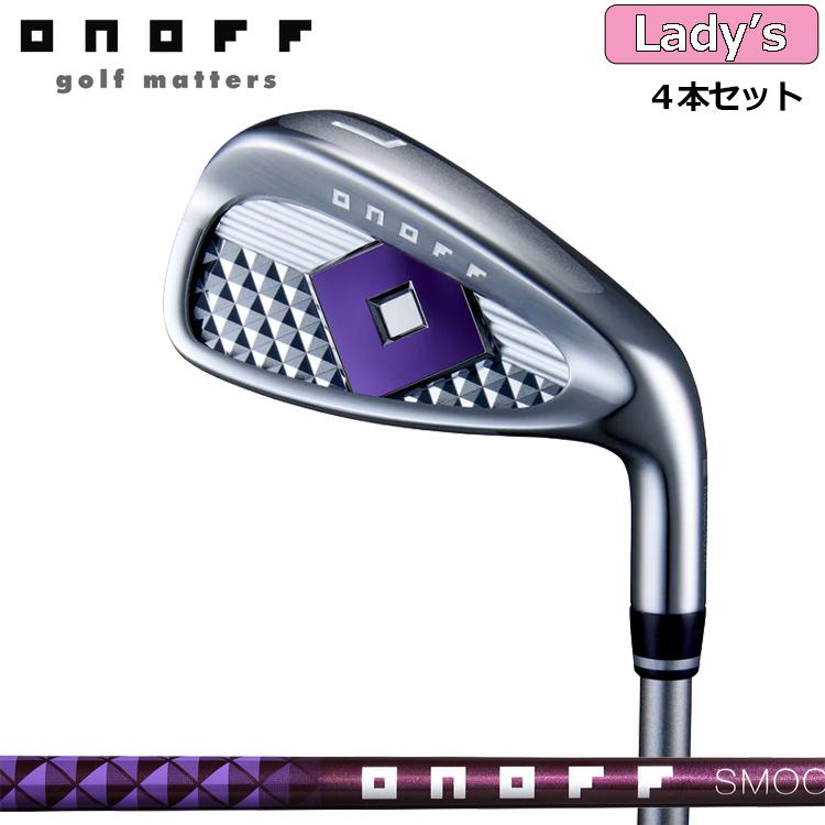 ONOFF（オノフ） レディース アイアン 4本セット（#7-#9,PW）Iron Lady
