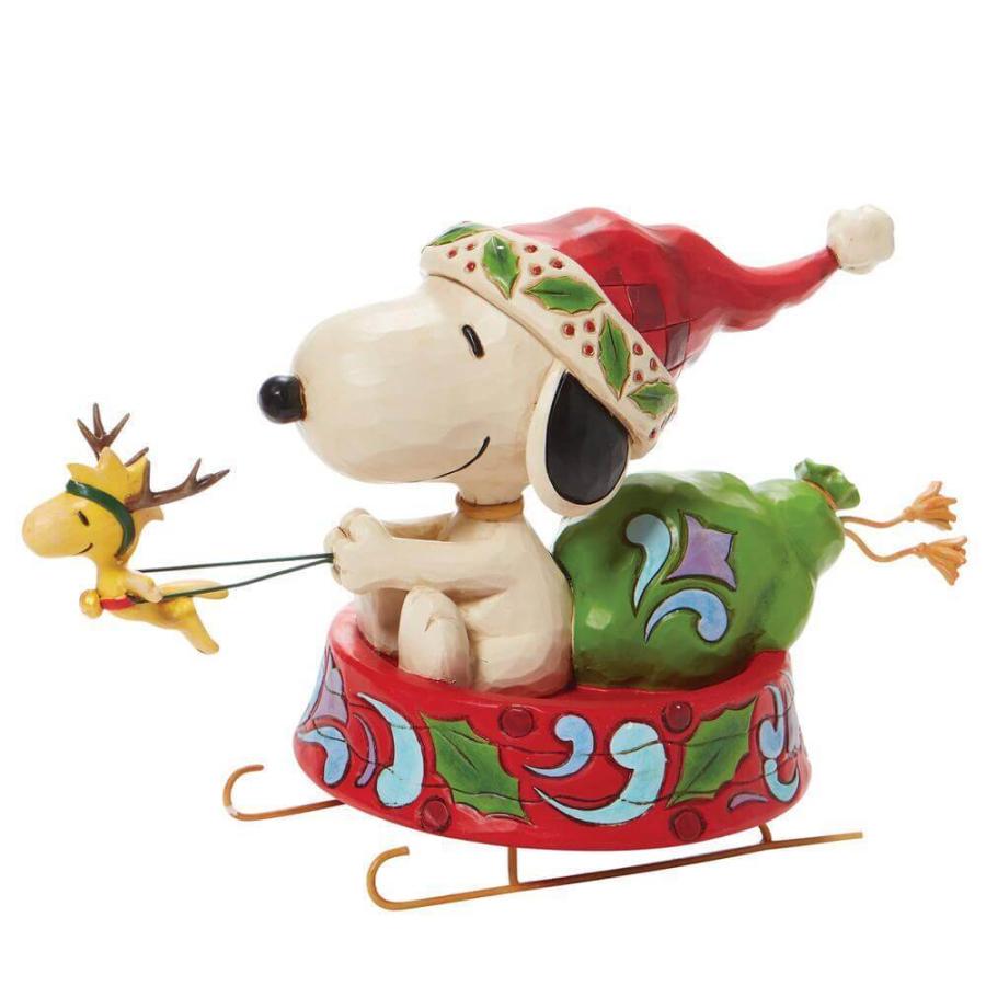 SNOOPY（スヌーピー） Xmasフィギュア ウッドストック トナカイ ジム