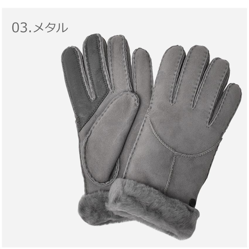 UGG（アグ） 手袋 レディース シープスキン ホイップステッチ グローブ