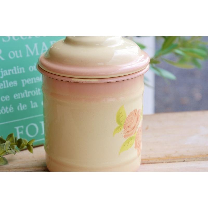 アンティーク・イマン imane ダイアナローズ ビードキャニスター (M