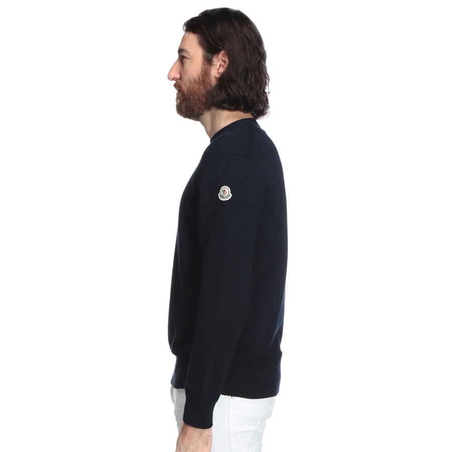 MONCLER（モンクレール） ニット メンズ 袖ワッペン クルーネック
