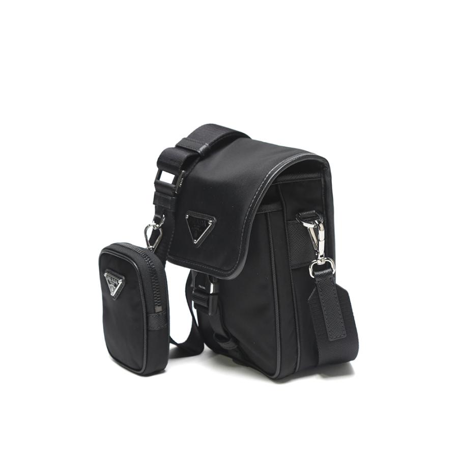 PRADA（プラダ） PRADA Re-Nylon ミニポーチ付き ショルダーバッグ