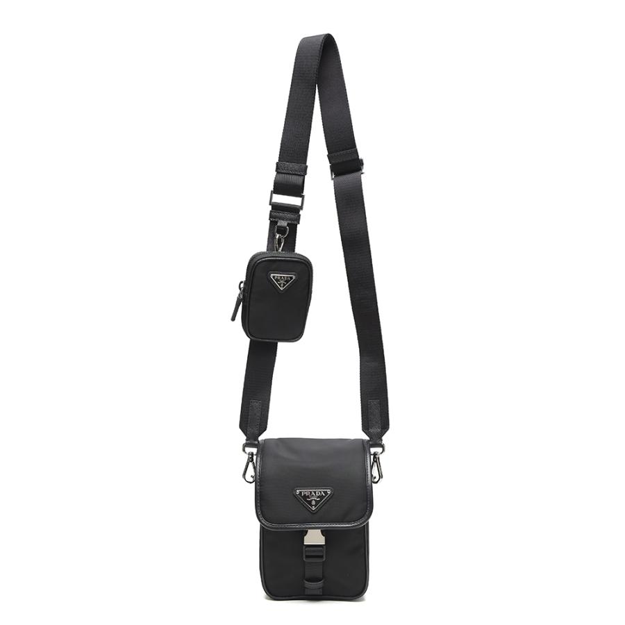 PRADA（プラダ） PRADA Re-Nylon ミニポーチ付き ショルダーバッグ