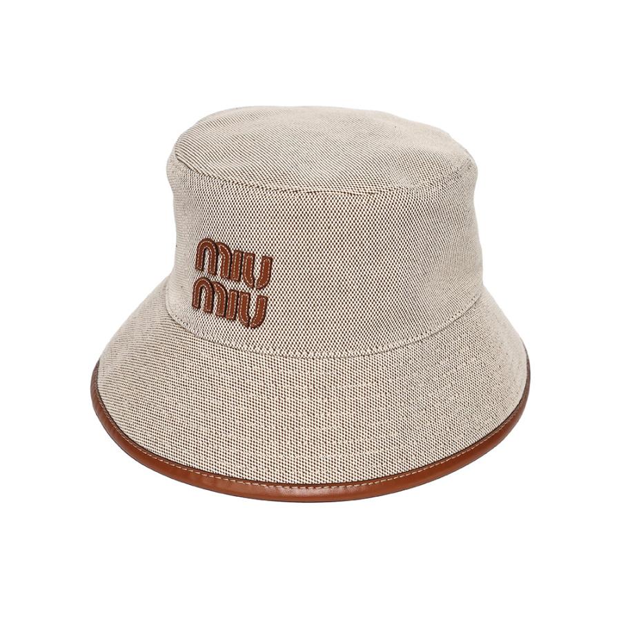 miu miu（ミュウミュウ） 帽子 バケットハット レディース キャンバス