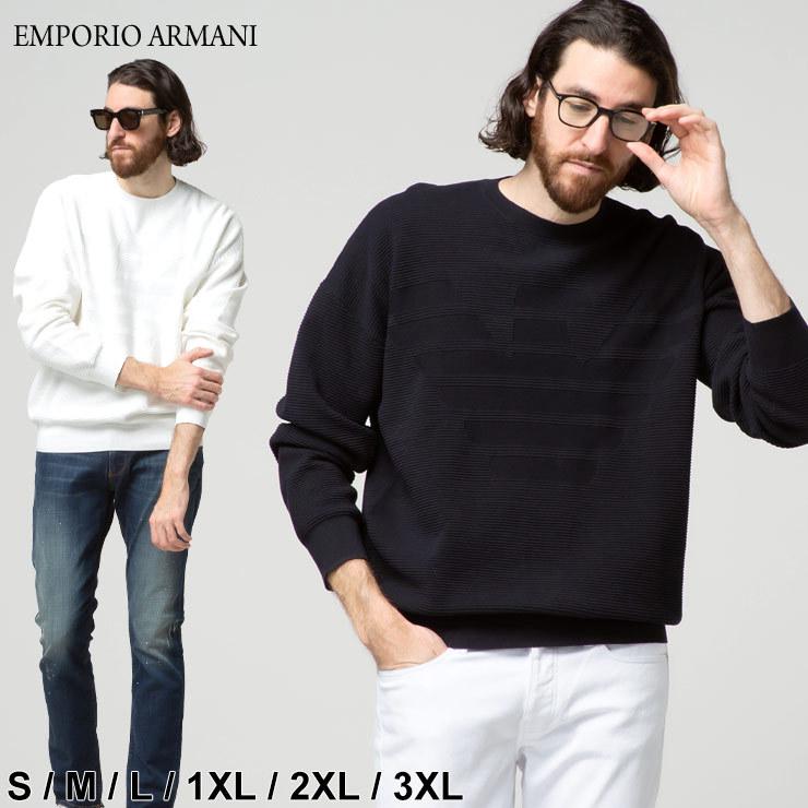 EMPORIO ARMANI エンポリオアルマーニ メンズ ニット ジャガード ロゴ