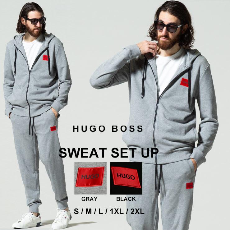 HUGO BOSS（ヒューゴ・ボス） メンズ セットアップ ロゴ プリント