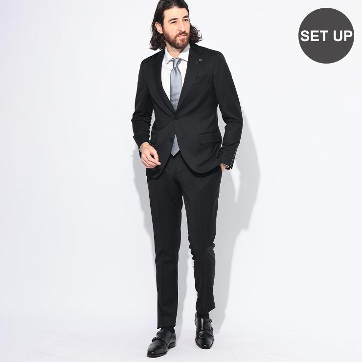 LARDINI（ラルディーニ） スーツ メンズ 無地 シングル ジャケット