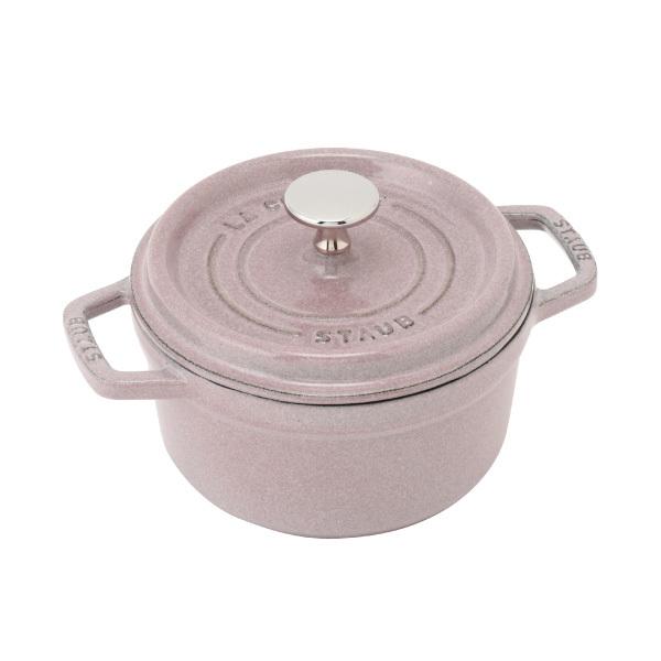 ピコ・ココット ストウブ 鍋 16cm シフォンローズ ラウンド ホーロー鍋