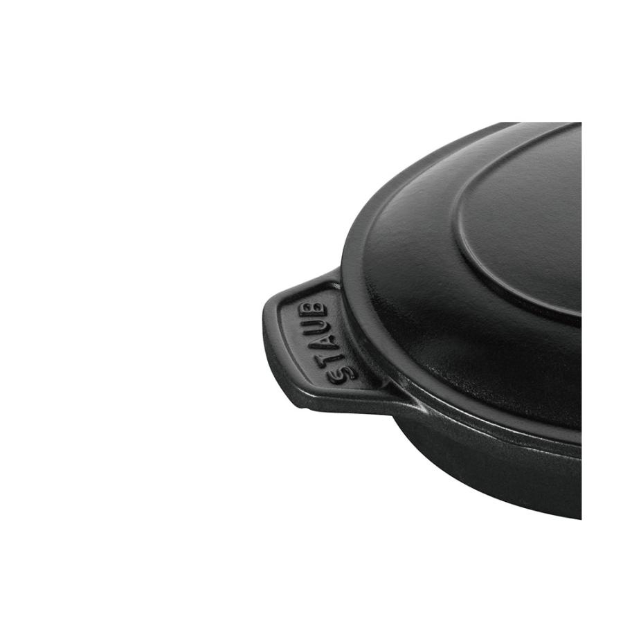 Staub（ストウブ） オーバル ホットプレート ブラック オーブン グリル