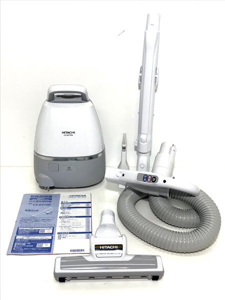 日立 日立 紙パック式クリーナー かるパック CV-KV70K（W）（ホワイト