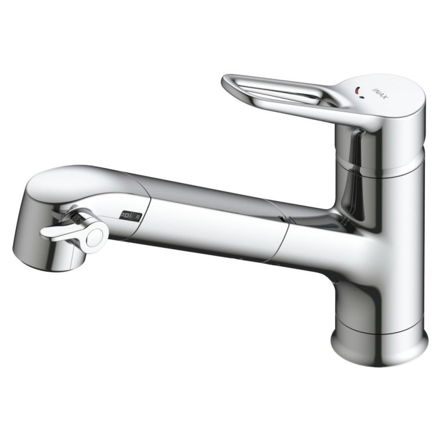 サンエイ シングル浄水器付ワンホールスプレー混合栓 K87680TJV-13