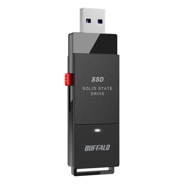 BUFFALO SSD-PUT1.0U3-BKA [SSD-PUTAシリーズ 1TB ブラック] 外付けSSD