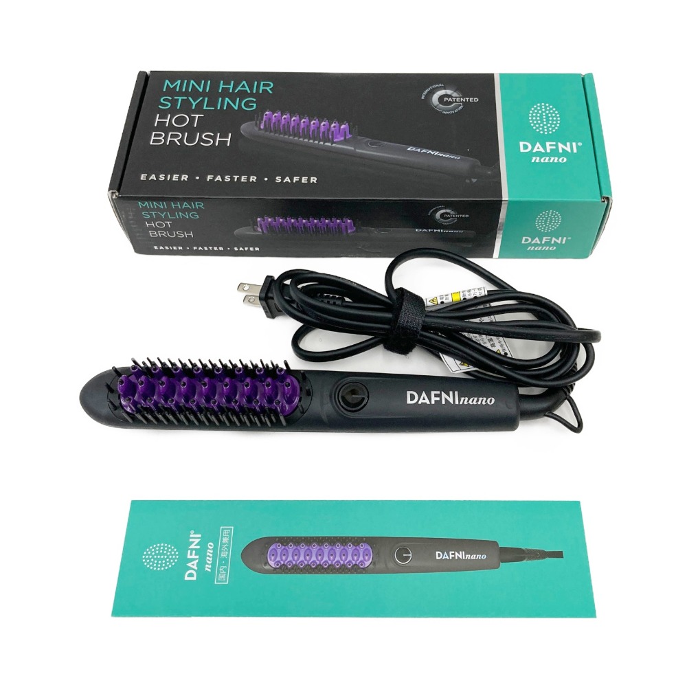 DAFNI DAFNI nano スタイリングヒートブラシ（パープル） ヘアアイロン