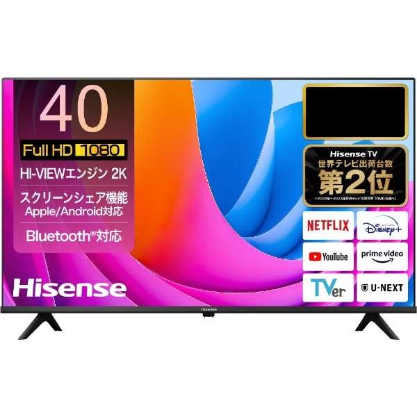液晶テレビ 4T-C40BJ1 シャープ 40インチ 4K シャープ AQUOS 4T-C40BJ1