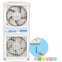 高須産業 ウィンドゥツインファン 窓用換気扇 引き紐式タイプ ウインド